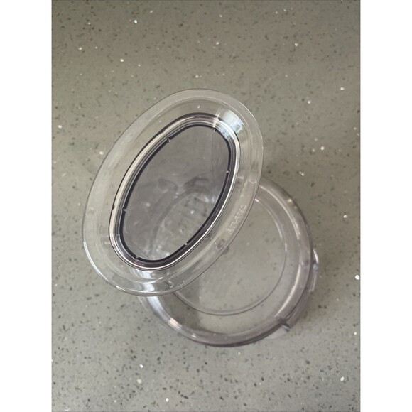 Cuisinart Food Processor Lid Replacement Parts CBFP-10 Cover + CBFP-FTP Pusher - Picture 7 of 9